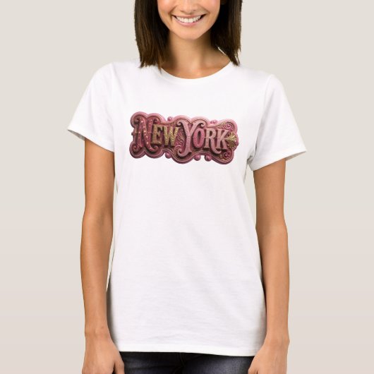 ウィッティーゴールド ニューヨークTシャツ Tシャツ (正面)