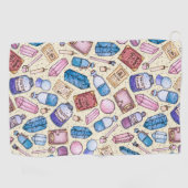 ウィッティ疑問に思ーなゴルフタオル ゴルフタオル (横)