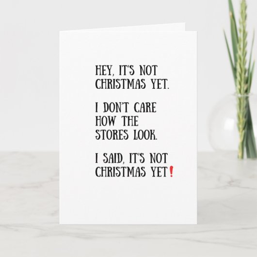 ウィッティ・サンクスギビング・カード サンキューカード (正面)