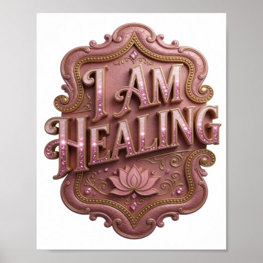 ウィッティ ピンク I AM HEALING ポスター (正面)