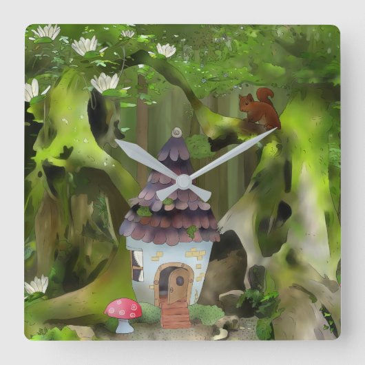 ウィッテルワルド スクエア壁時計 (正面)