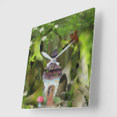 ウィッテルワルド スクエア壁時計 (傾斜)