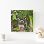 ウィッテルワルド スクエア壁時計 (ホーム)