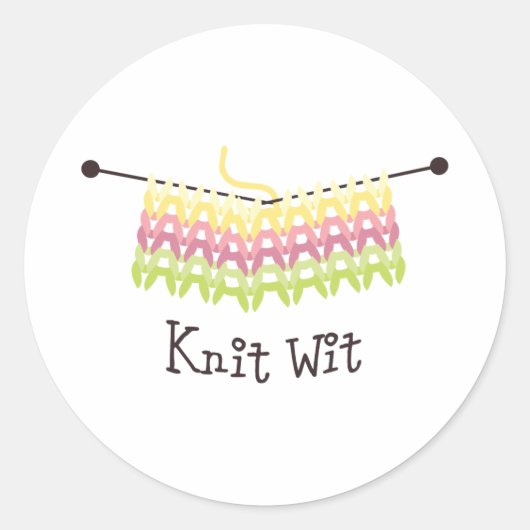 ウィットを編む ラウンドシール (正面)