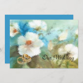 ウィットカメリアス結婚式招待状 招待状 (正面/裏面)