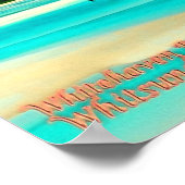 ウィットサンデー諸島 – オーストラリア – ポスター (角)