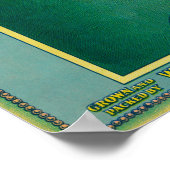 ウィットティエレモンラベルウィットティエ(カリフォルニア州) ポスター (角)