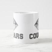 ウィットティエ中学校の新デザイン ジャンボコーヒーマグカップ (正面)