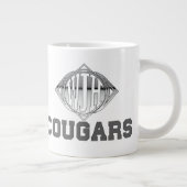 ウィットティエ中学校の新デザイン ジャンボコーヒーマグカップ (右)