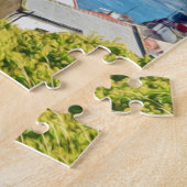 ウィットビーの町と港の景色 ジグソーパズル (側面)