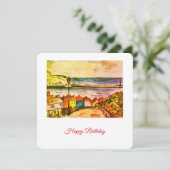 ウィットビーヨークシャー199ステップオリジナル誕生日カード (スタンド正面)