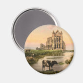 ウィットビー・アビーIII、ウィットビー、ヨークシャー、イギリス マグネット (正面/裏面)