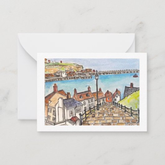 ウィットビー（イギリス） ノートカード (正面)