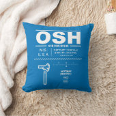 ウィットマン地域空港 OSH クッション (ブランケット)