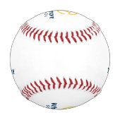 ウィットモアパーソナライズされた校野球 野球ボール (裏面)