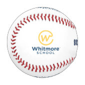 ウィットモアパーソナライズされた校野球 野球ボール (正面左)