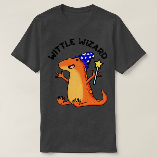ウィットルおもしろいウィザードリザードプンス1 Tシャツ (デザイン正面)