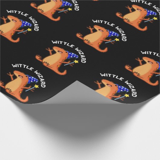 ウィットルおもしろいウィザードリザードプンダークBG ラッピングペーパー (角)