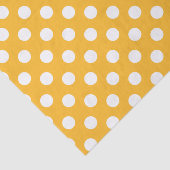 ウィット水玉模様オン黄色 薄葉紙 (詳細)