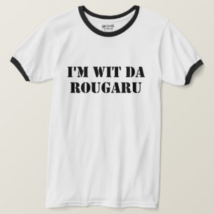 ウィットDa Rougarouルイジアナの泥地モンスターの信号器のティー Tシャツ