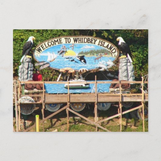 ウィッドビー島へようこそ ポストカード (正面)