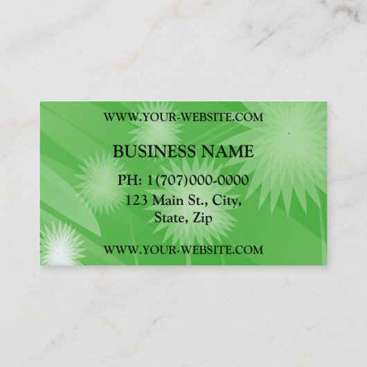 ウィッパーソナライズされたチライオン 名刺 (裏面)