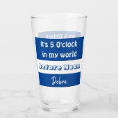 ウィッパーソナライズされたティビール タンブラーグラス (裏面)