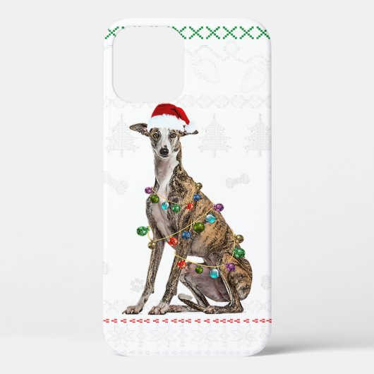 ウィッパー・ドッグ |クリスマス恋人の犬のプレゼント Case-Mate iPhoneケース (裏面)