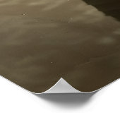 ウィッビクトリアンチセピアポートレートスタイル2 ポスター (角)