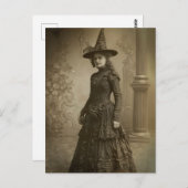 ウィッビクトリアンチセピアポートレートスタイル2 ポストカード (正面/裏面)