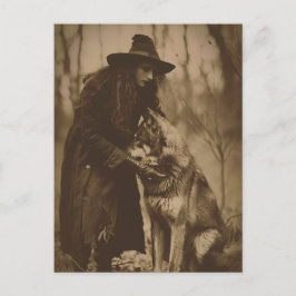 ウィッビクトリアンチセピアポートレートスタイル4 ポストカード