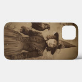 ウィッビクトリアンチセピアポートレートスタイル5 Case-Mate iPhoneケース (裏面 (横))