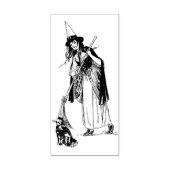 ウィッビクトリアンチ&ブラックキャットコテージコア ラバースタンプ (インプリント)