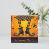 ウィッファンキーお洒落チ脚ハローウィンパーティ 招待状 (スタンド正面)