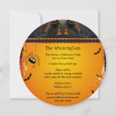 ウィッファンキーお洒落チ脚ハローウィンパーティ 招待状 (裏面)