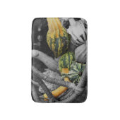 ウィッファンシーカーのバスケットの部分的な色の瓢箪 バスマット (正面縦)