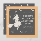 ウィッフレンドリーチガールハローウィンパーティ 招待状 (正面/裏面)
