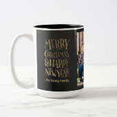ウィッメリーシュズカスタムフォトホリデーマグ ツートーンマグカップ (左)