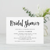 ウィッモダンシュ |白黒ブライダルシャワー 招待状 (スタンド正面)