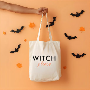 ウィッモダンチお願いハロウィーントートバッグ – トレンディー トートバッグ