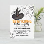 ウィッ不気味チハローウィンパーティ招待状 招待状 (スタンド正面)