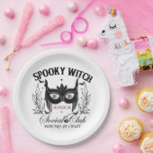 ウィッ不気味チハローウィンパーティ30th誕生日 ペーパープレート (パーティー)