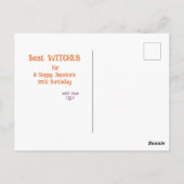 ウィッ不気味チハローウィンパーティ ポストカード (裏面)