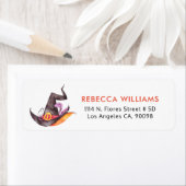 ウィッ不気味トハットとスナック・ブローチ ラベル (インサイチュ)