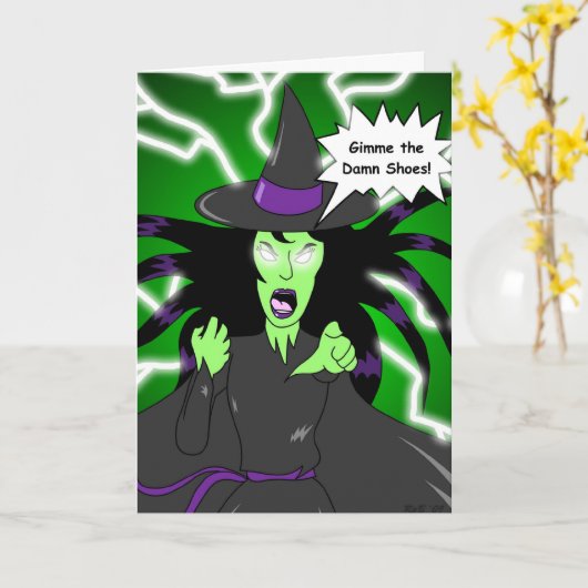 ウィッ怒チ：誕生日 カード (黄色い花)