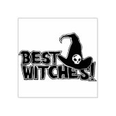 ウィッ最高のチハロウィーンプングリーティングウッドアートスタンプ ラバースタンプ (インプリント)