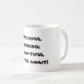 ウィッ考えチフルの夜 コーヒーマグカップ (正面右)