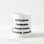 ウィッ考えチフルの夜 コーヒーマグカップ (中央)