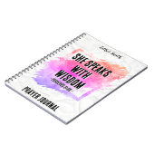 ウィッ話ダムと一緒に- カスタムトレンディージャーナル ノートブック (左側)