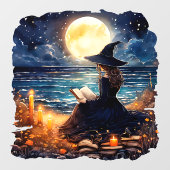 ウィッ読チの本 – Wicca Halloween 1 ウィンドウサイン (シート)